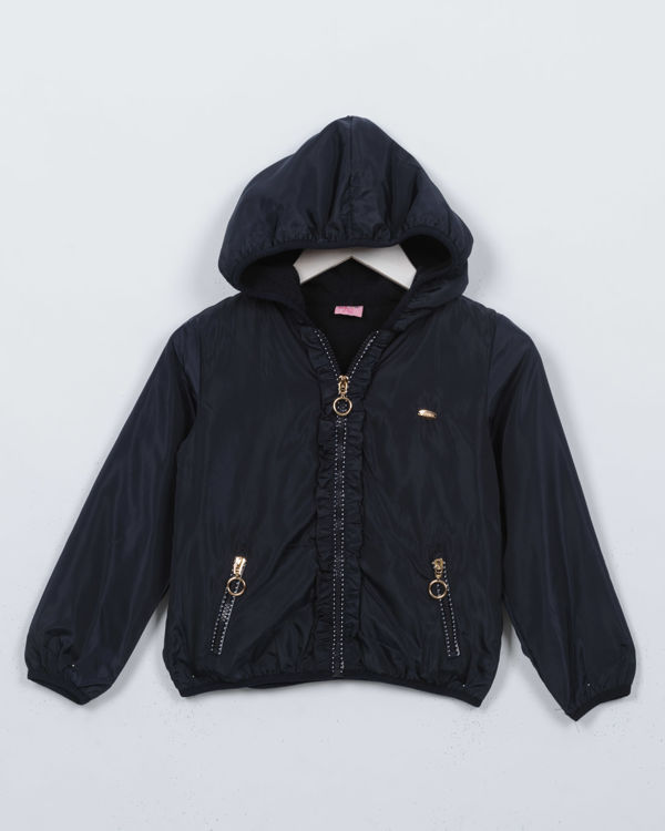 Picture of C-1920 RAIN HOODED FLEECY JACKET EXTRA THICK HIGH QUALITY